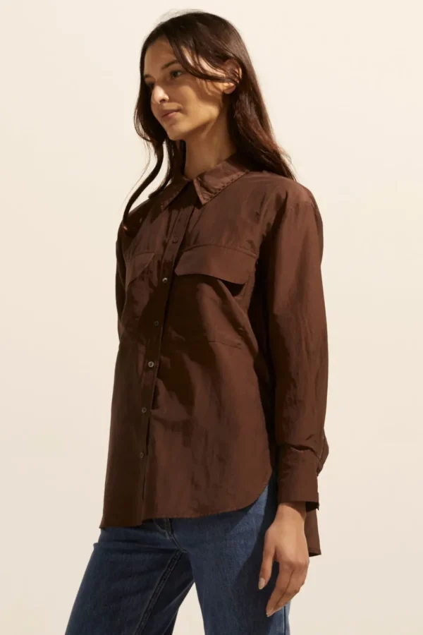 Best Sale zoe kratzmann Abroad Top-Chocolate