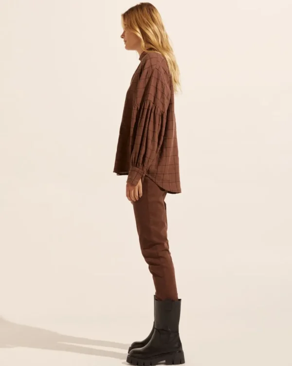 Fashion zoe kratzmann Allied Pant-Chocolate