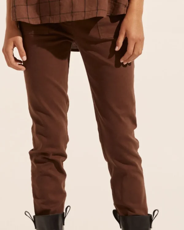 Fashion zoe kratzmann Allied Pant-Chocolate