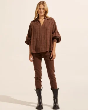 Fashion zoe kratzmann Bounty Top-Chocolate Check