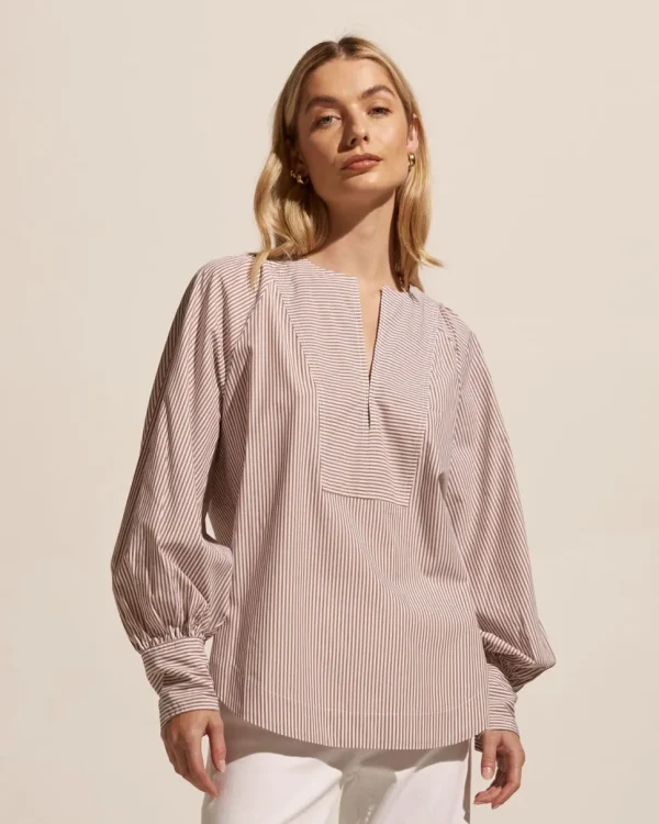 Outlet zoe kratzmann Collude Top-Toast Stripe