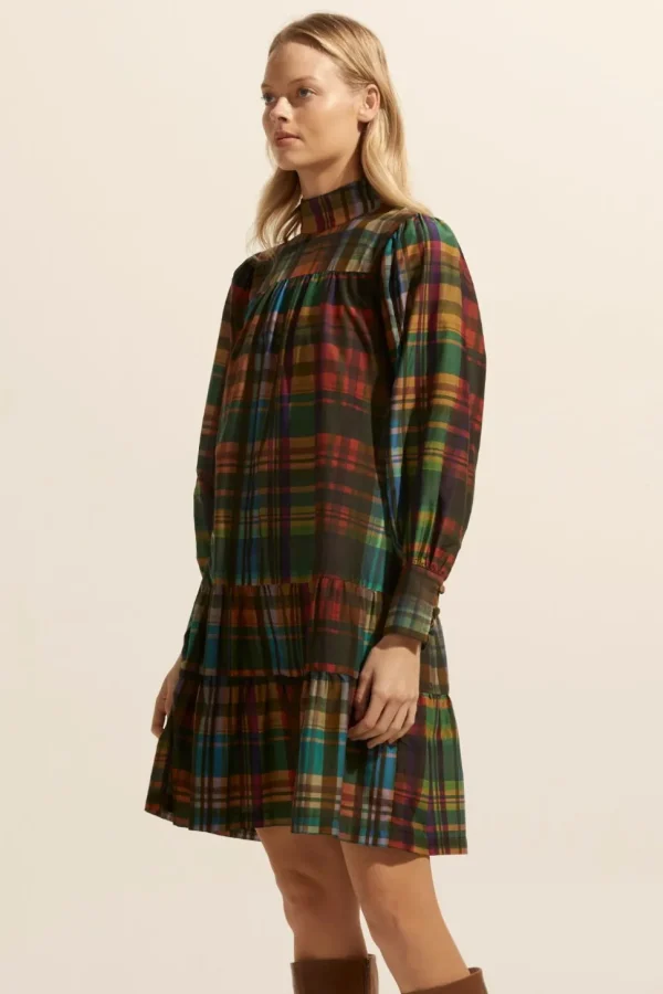 Shop zoe kratzmann Confide Dress-Kaleidoscope Check