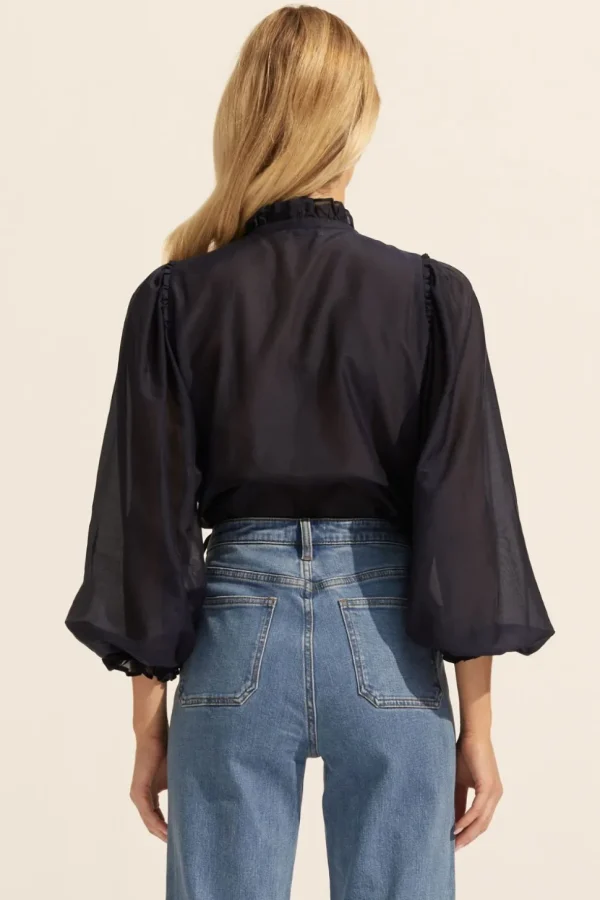 Best Sale zoe kratzmann Context Top-Indigo