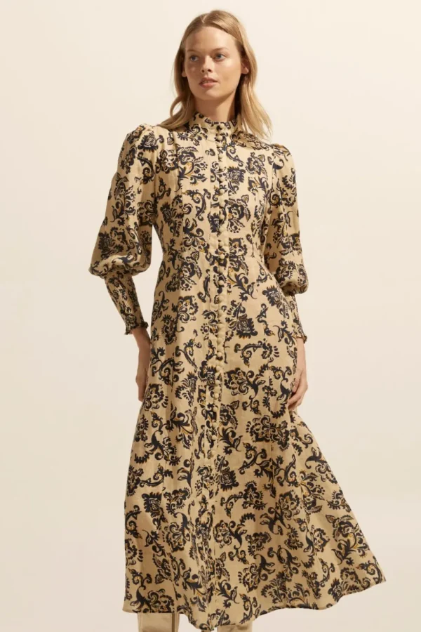 Flash Sale zoe kratzmann Crave Dress-Ochre Floral