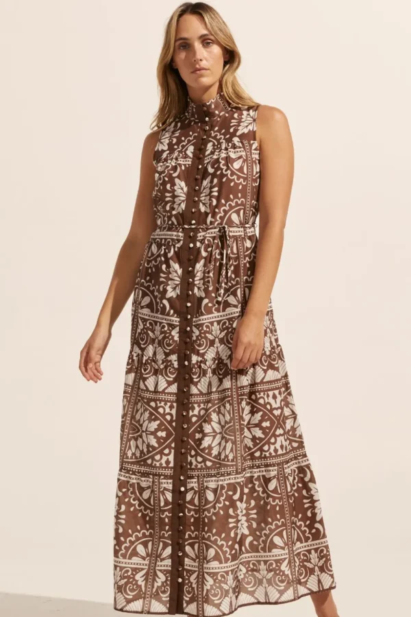 Online zoe kratzmann Crescent Dress-Choc Mosaic