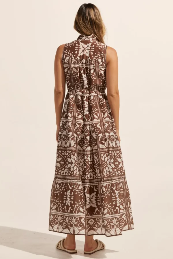 Online zoe kratzmann Crescent Dress-Choc Mosaic