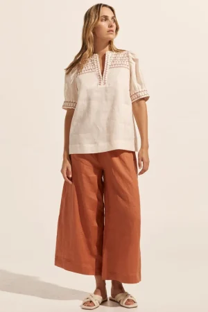 New zoe kratzmann Dialect Top-Ivory