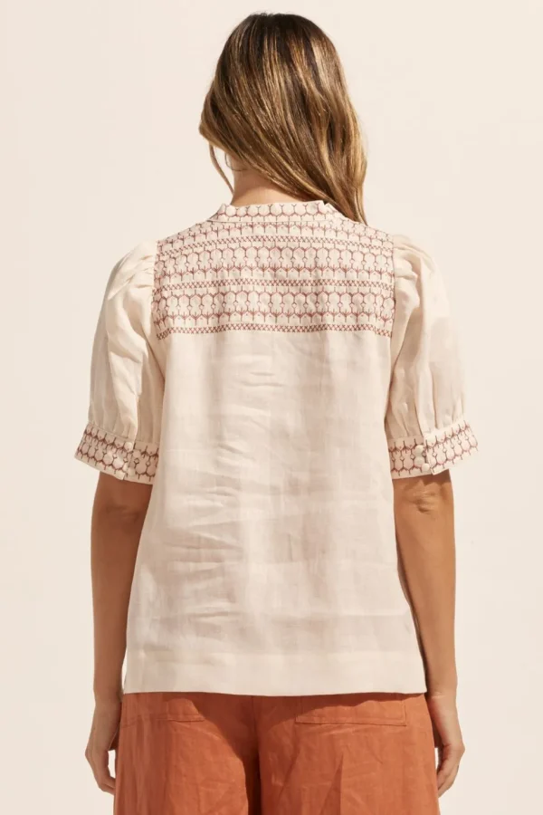 New zoe kratzmann Dialect Top-Ivory