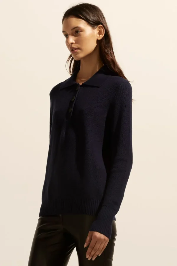 Shop zoe kratzmann Engulf Knit-Indigo