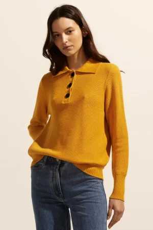 Cheap zoe kratzmann Engulf Knit-Ochre