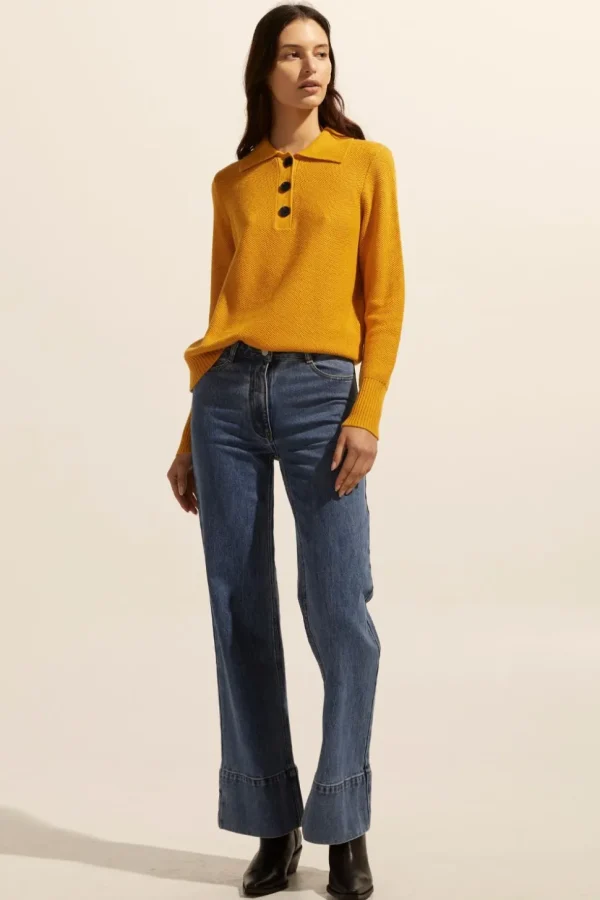 Cheap zoe kratzmann Engulf Knit-Ochre