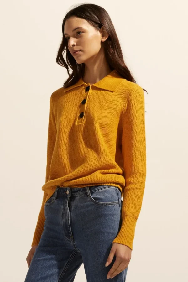 Cheap zoe kratzmann Engulf Knit-Ochre