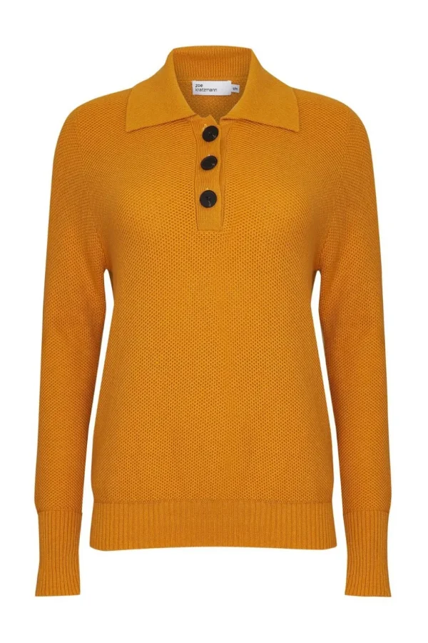 Cheap zoe kratzmann Engulf Knit-Ochre