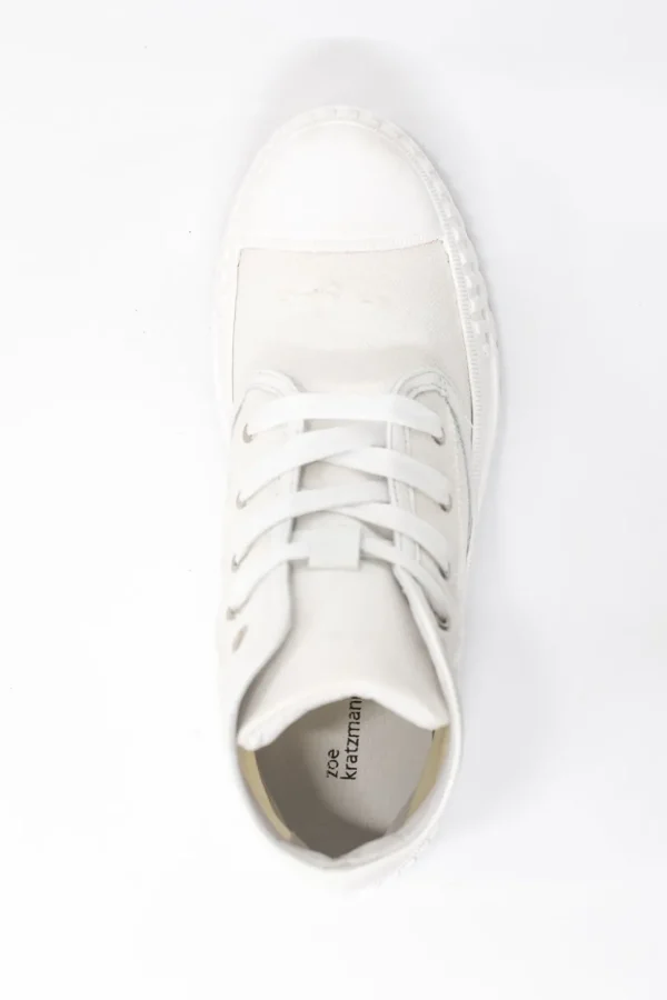 Hot zoe kratzmann Exempt Sneaker-White Canvas