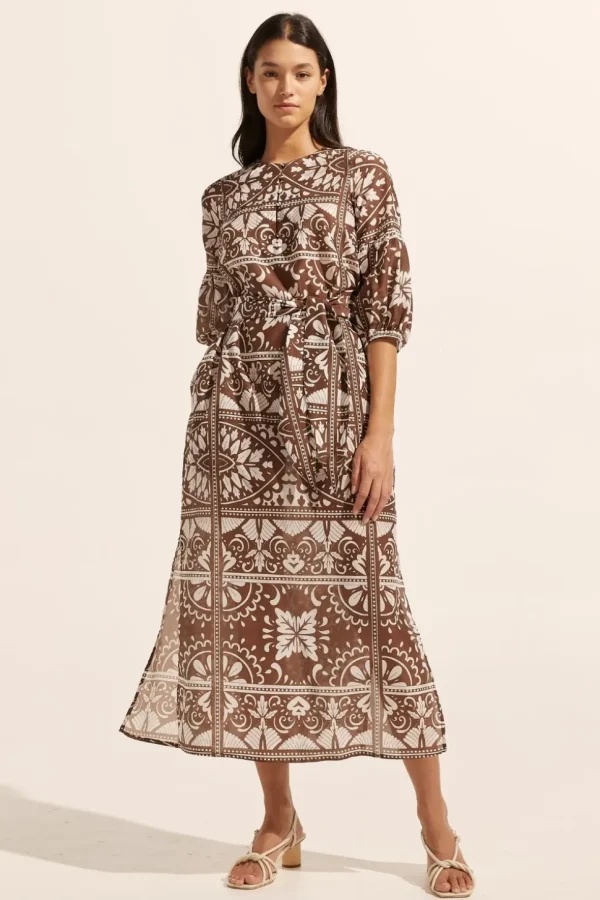 Flash Sale zoe kratzmann Explore Dress-Choc Mosaic