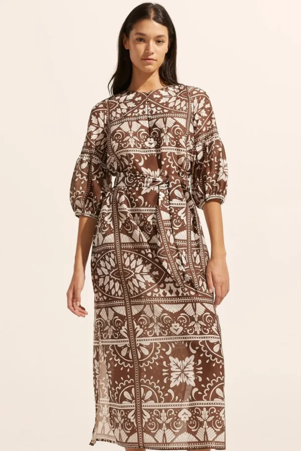 Flash Sale zoe kratzmann Explore Dress-Choc Mosaic