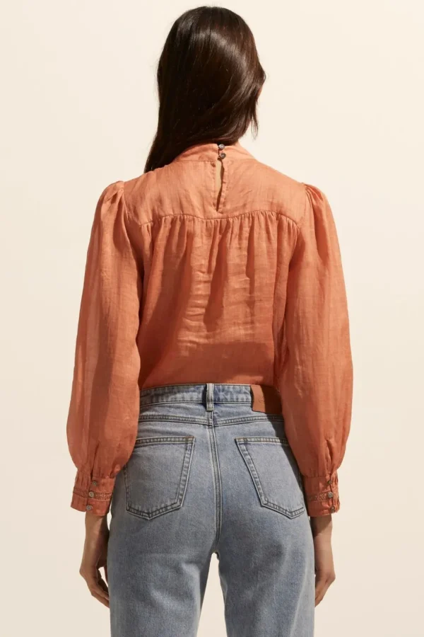 Best Sale zoe kratzmann Faze Top-Apricot