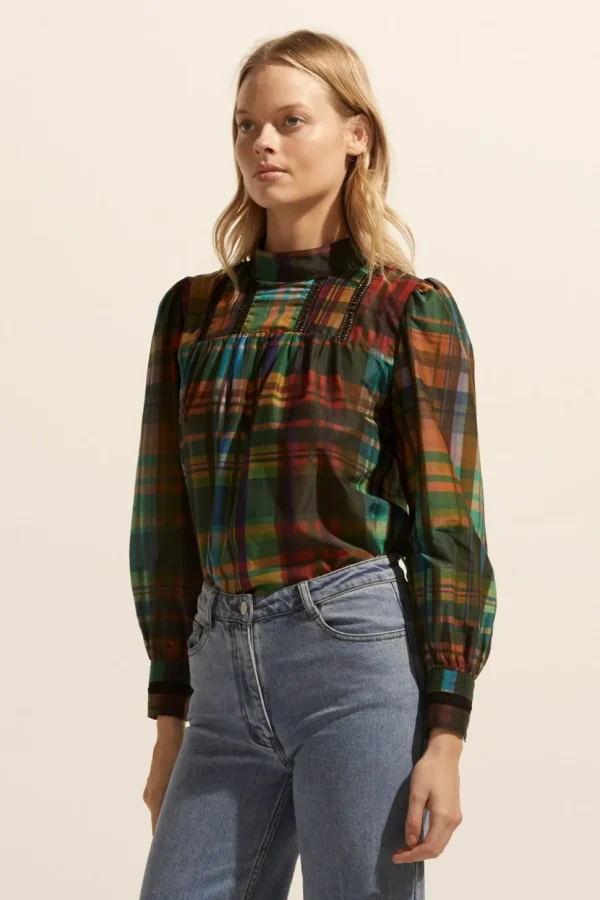 Clearance zoe kratzmann Faze Top-Kaleidoscope Check