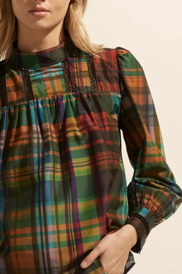 Clearance zoe kratzmann Faze Top-Kaleidoscope Check