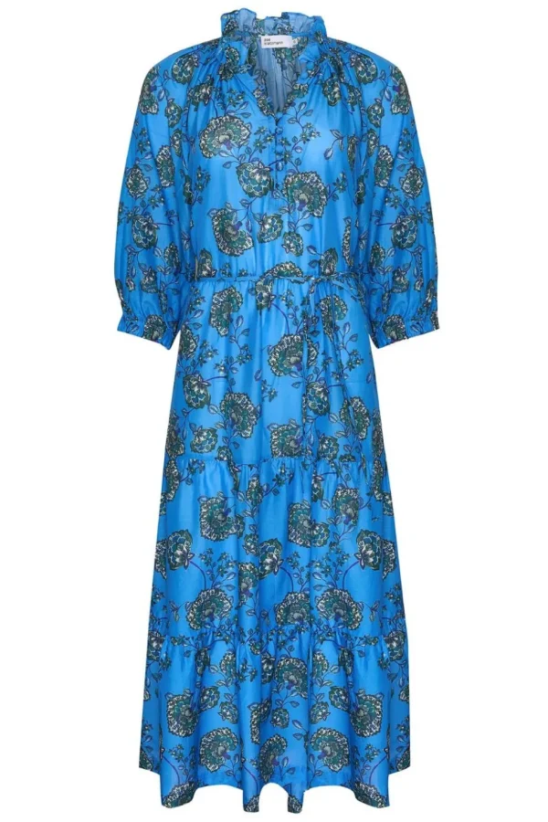 Online zoe kratzmann Field Dress-Azure Botanic