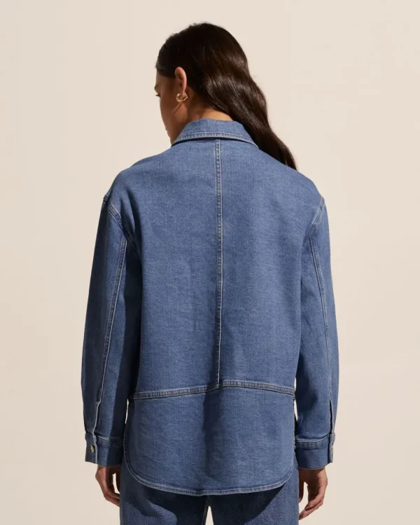 Shop zoe kratzmann Fuse Jacket-Vintage Denim