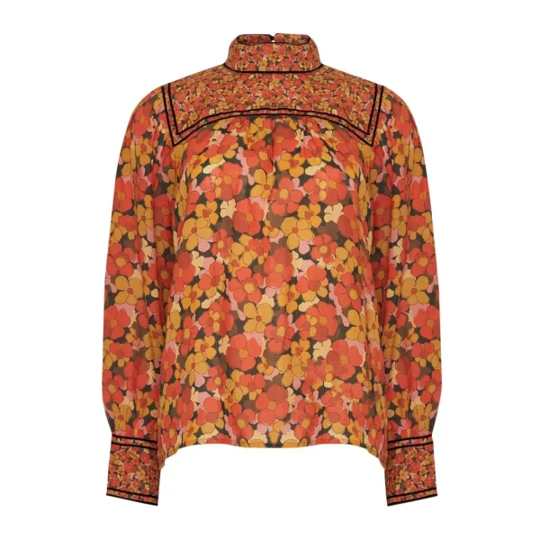 Cheap zoe kratzmann Horizen Top-Sunset Floral