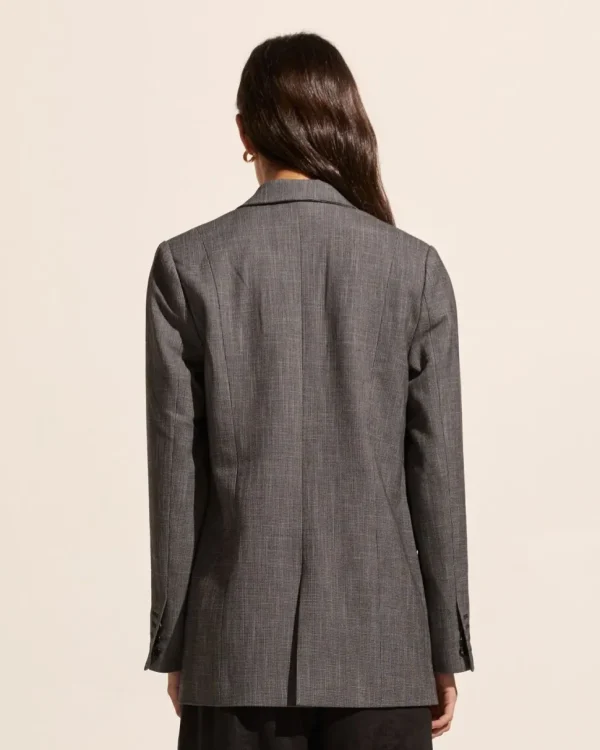 Shop zoe kratzmann Index Jacket-Charcoal Mini