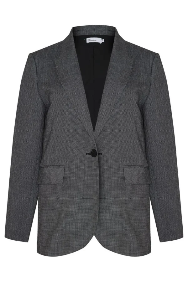 Shop zoe kratzmann Index Jacket-Charcoal Mini