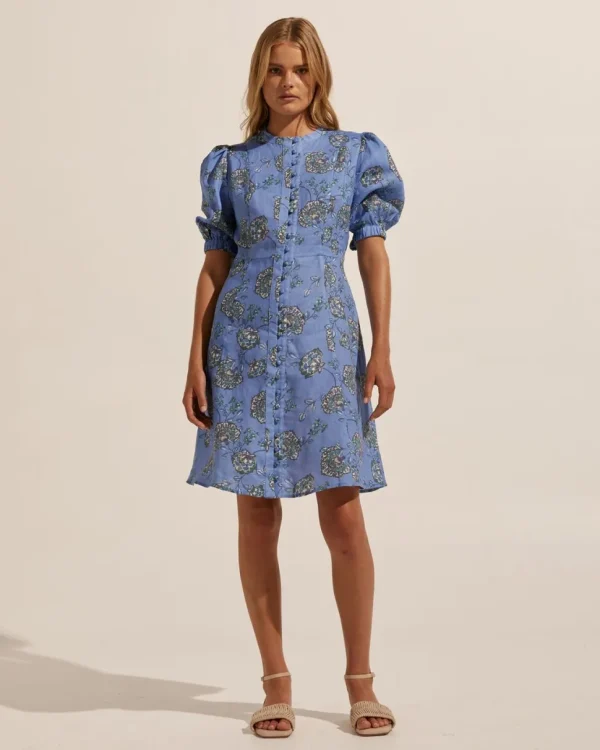 Hot zoe kratzmann Intent Dress-Azure Botanic