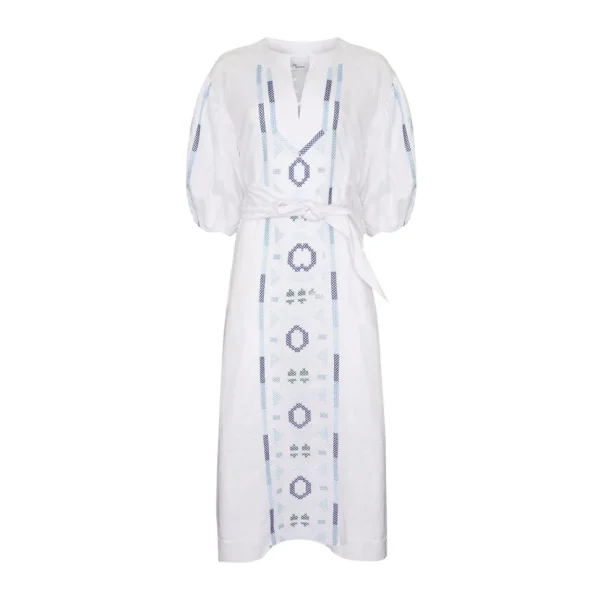 Cheap zoe kratzmann Limbo Dress-Azure Embroid