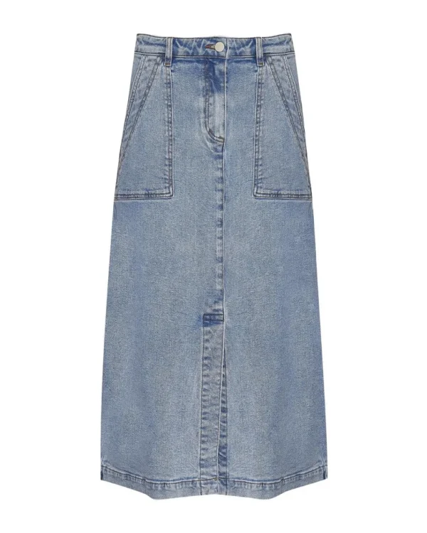 Outlet zoe kratzmann Loft Skirt-Washed Denim