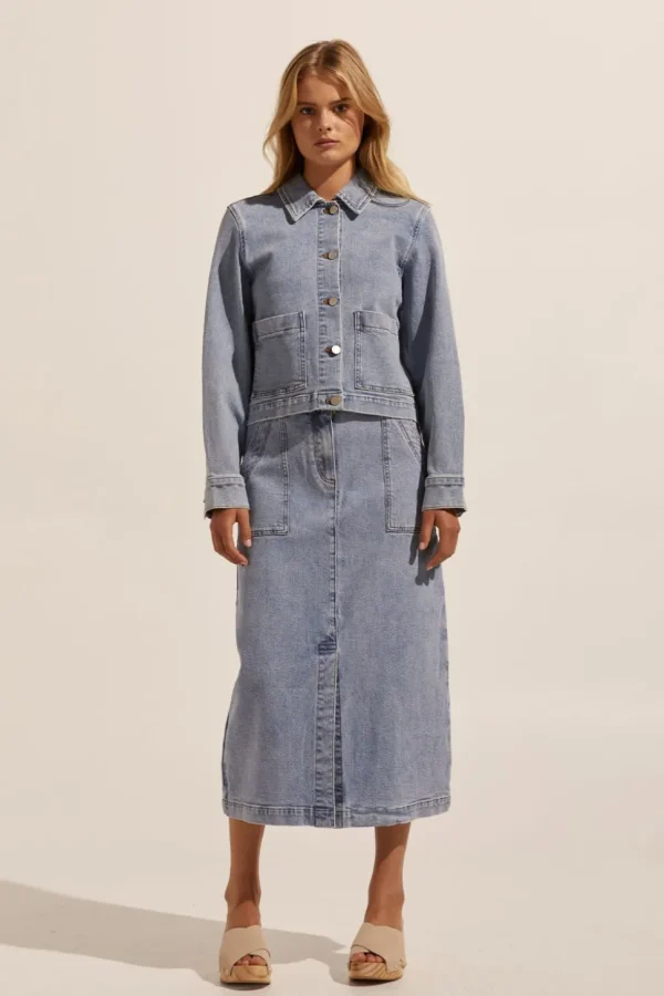 Store zoe kratzmann Measure Jacket-Washed Denim