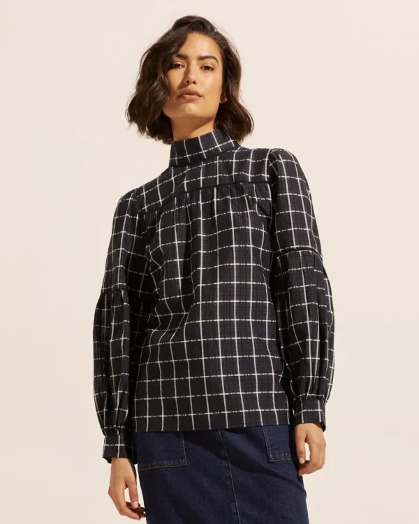 Flash Sale zoe kratzmann Pace Top-Black Check