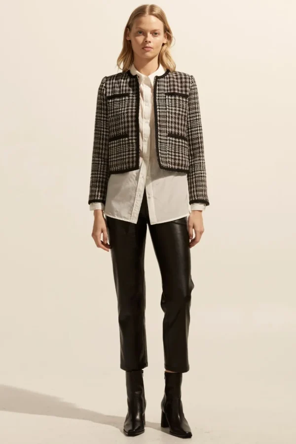 Store zoe kratzmann Patron Jacket-Check Boucle