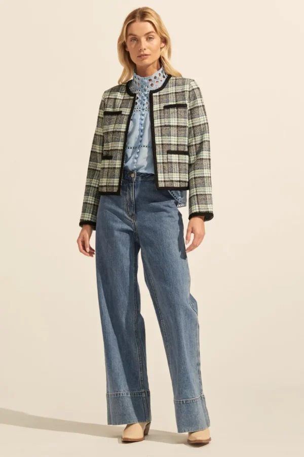 Flash Sale zoe kratzmann Patron Jacket-Green Check