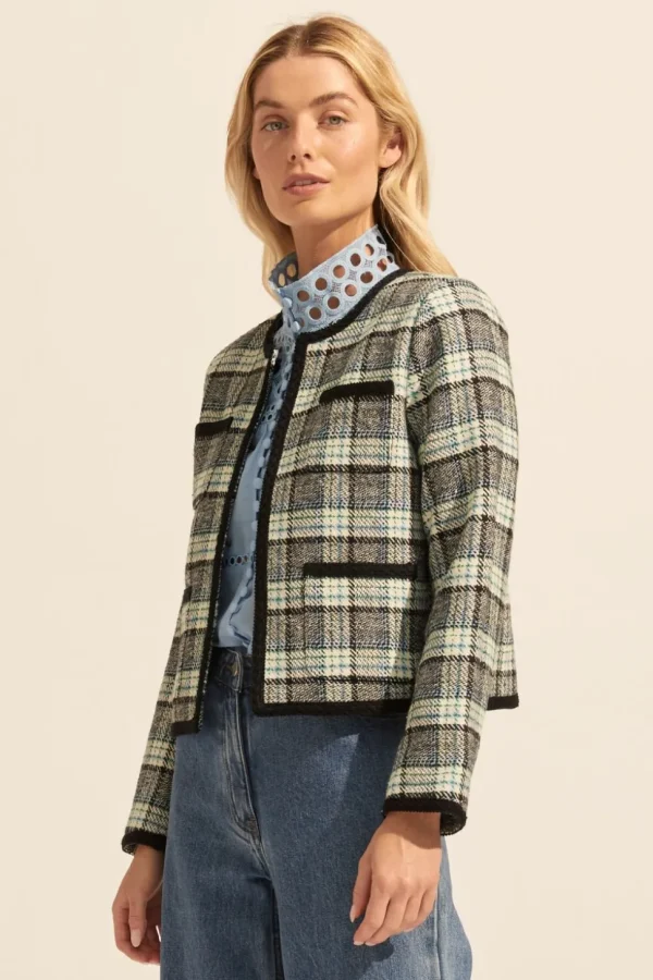 Flash Sale zoe kratzmann Patron Jacket-Green Check