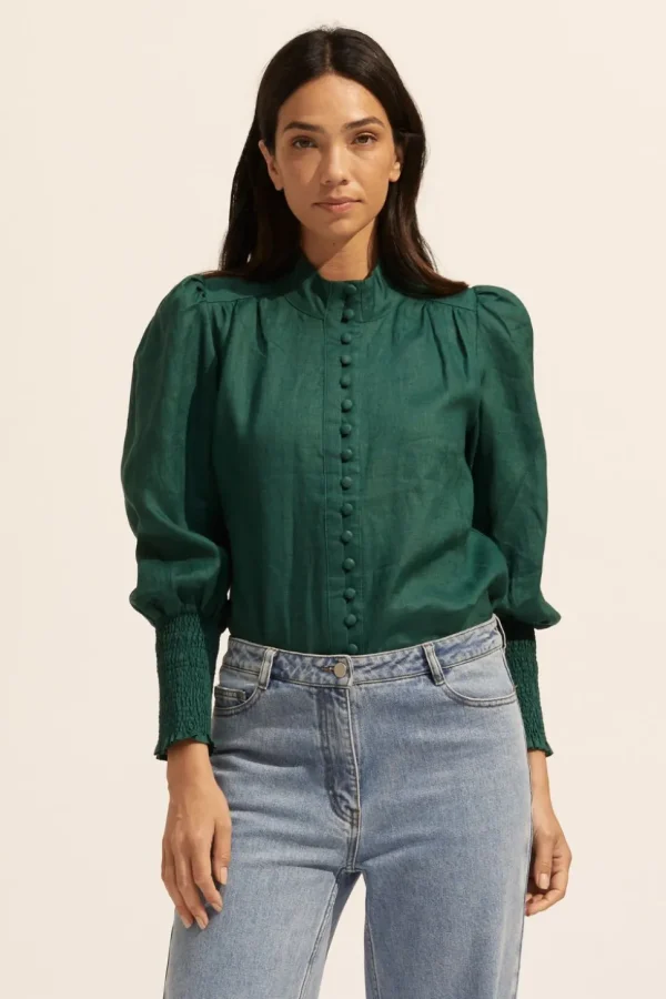 Shop zoe kratzmann Pier Top-Green