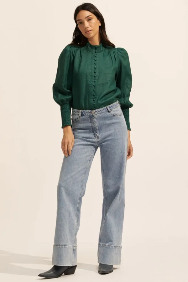 Shop zoe kratzmann Pier Top-Green