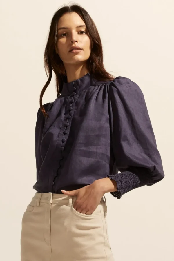 Flash Sale zoe kratzmann Pier Top-Indigo