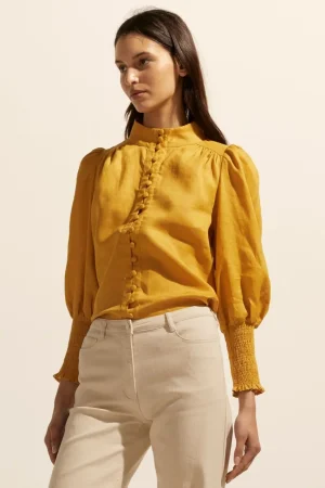 Cheap zoe kratzmann Pier Top-Ochre