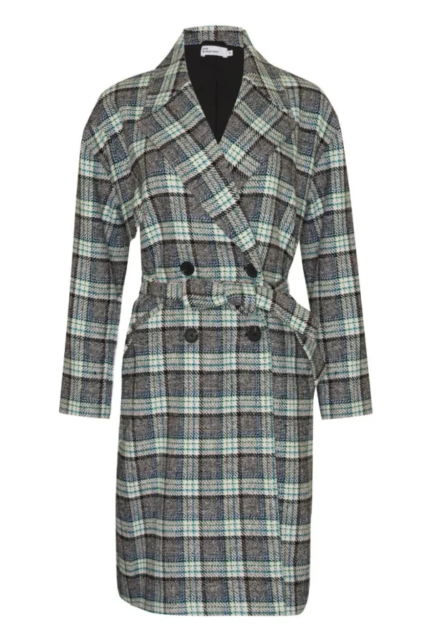 Discount zoe kratzmann Pillar Coat-Green Check