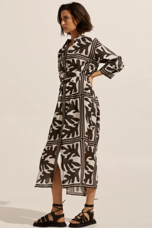 New zoe kratzmann Pinpoint Dress-Frond Choc