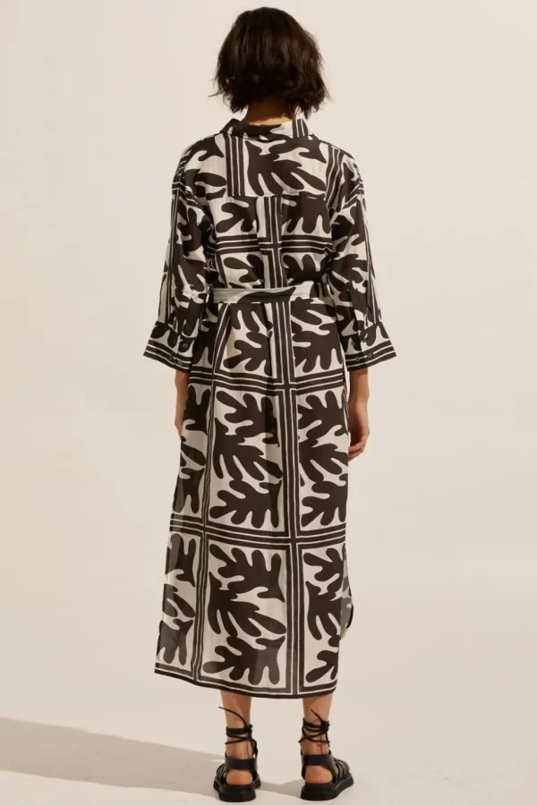 New zoe kratzmann Pinpoint Dress-Frond Choc