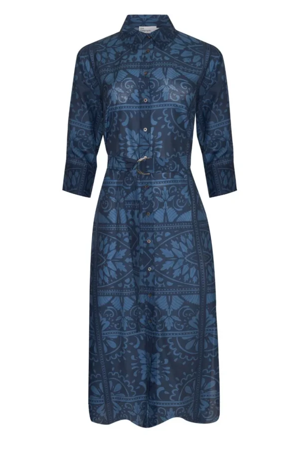 Fashion zoe kratzmann Pinpoint Dress-Indigo Mosaic