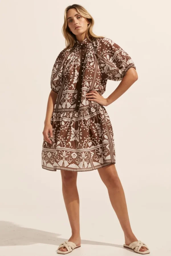 New zoe kratzmann Pivot Dress-Choc Mosaic