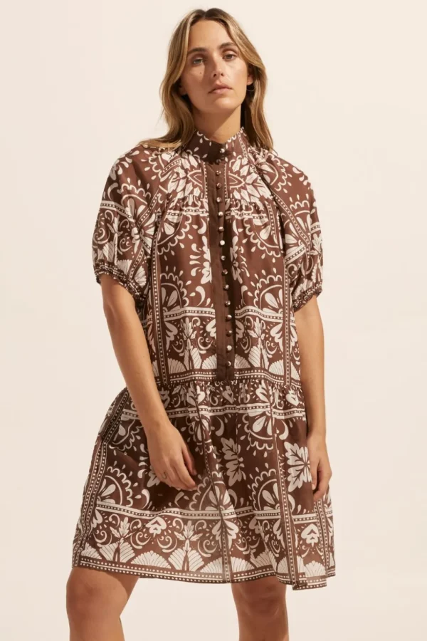 New zoe kratzmann Pivot Dress-Choc Mosaic