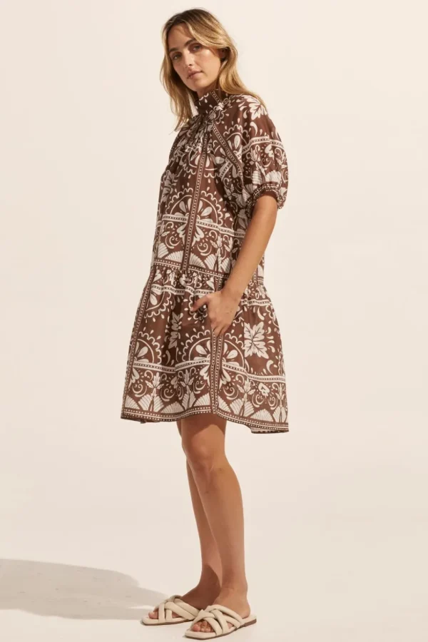 New zoe kratzmann Pivot Dress-Choc Mosaic