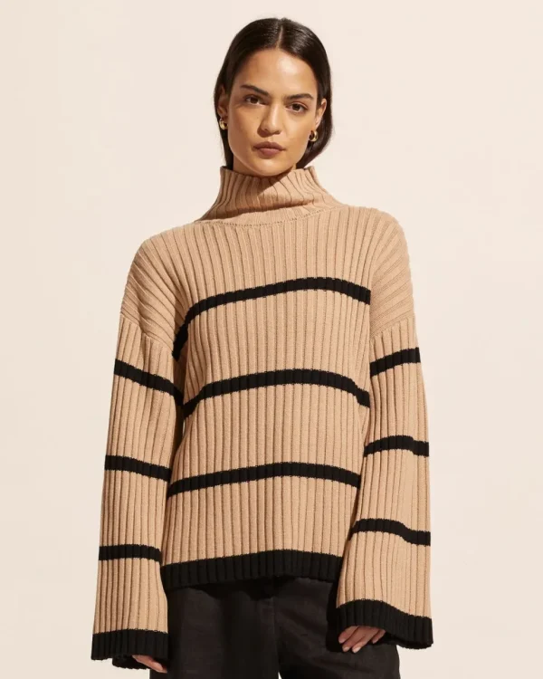 Sale zoe kratzmann Privy Knit-Camel/Black