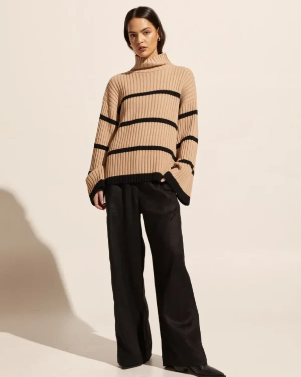 Sale zoe kratzmann Privy Knit-Camel/Black