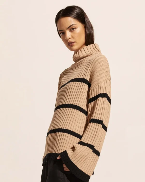 Sale zoe kratzmann Privy Knit-Camel/Black